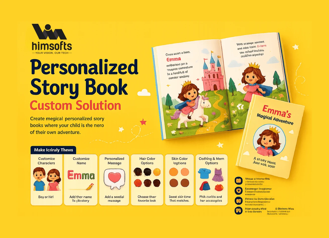 Personalized Story Book - Solution WooCommerce Personalized Book Plugin